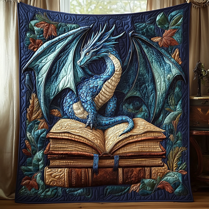 Emerald Wings Quilted Blanket