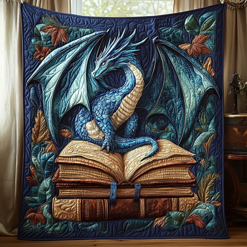 Emerald Wings Quilted Blanket