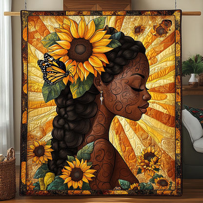 Empowered Essence Quilted Blanket