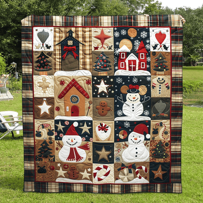 Enchanted Christmas Quilted Blanket