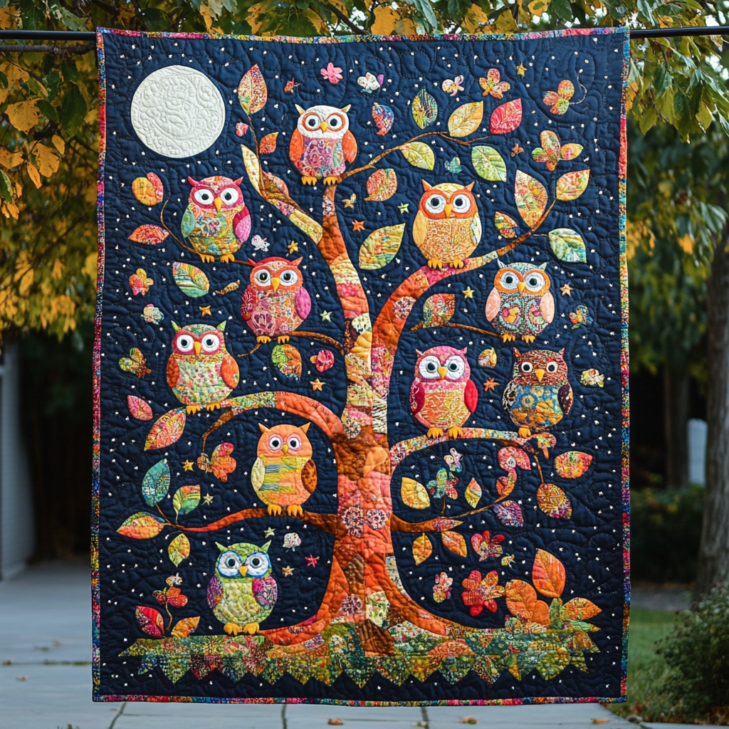 Enchanted Eyries Quilted Blanket