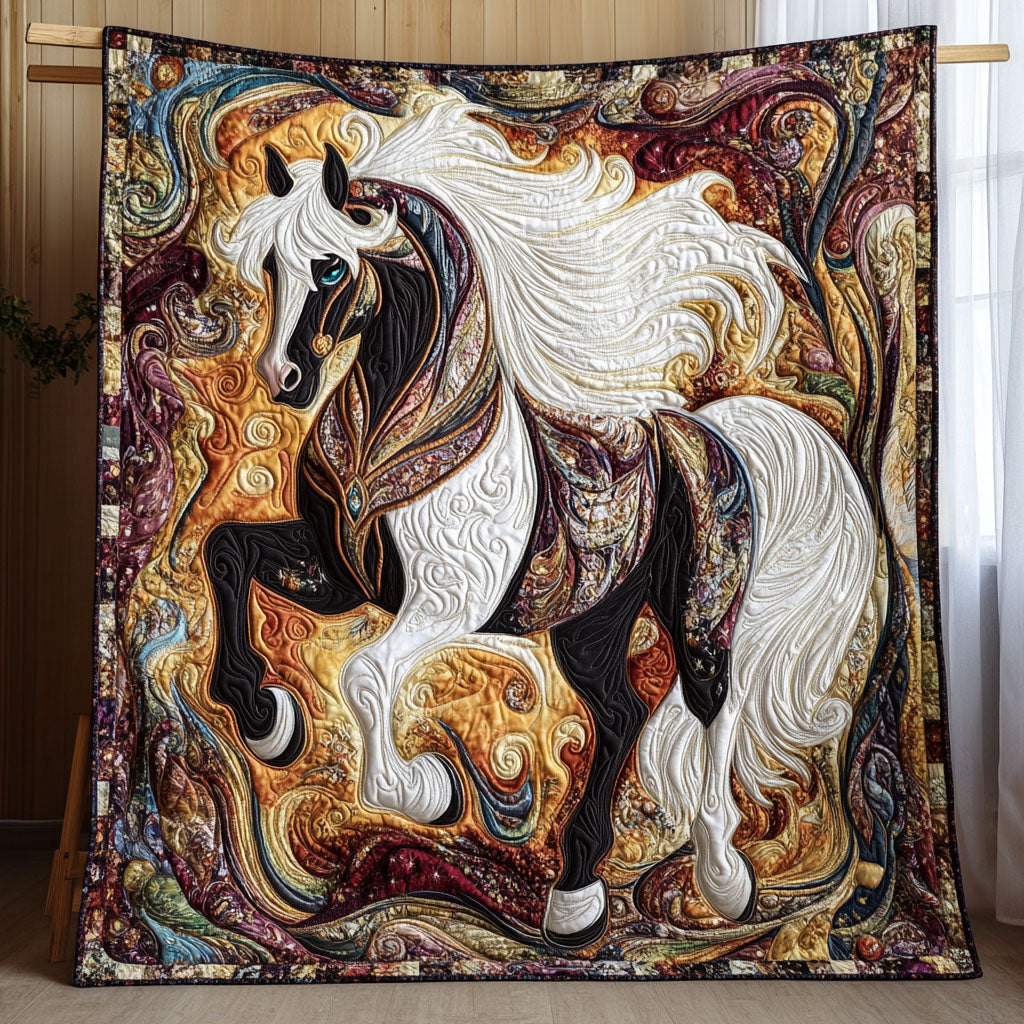 Enchanted Equine Quilted Blanket