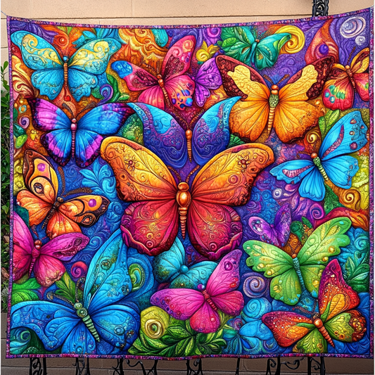 Enchanted Flight Quilted Blanket