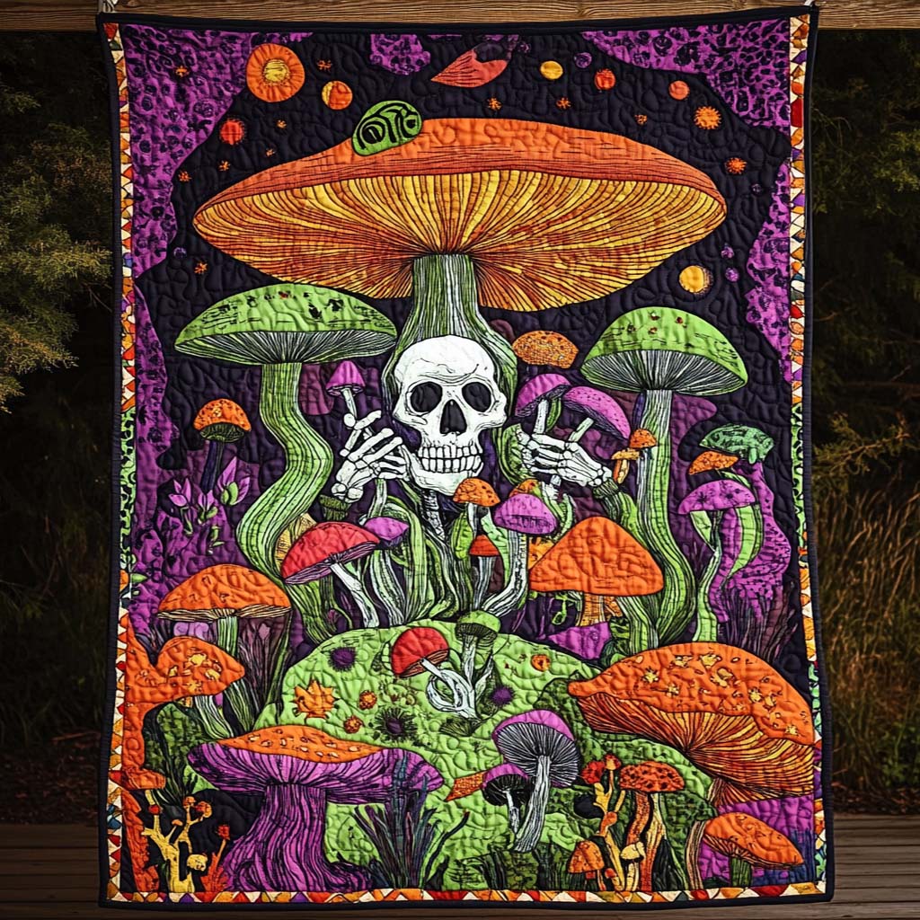 Enchanted Forest Quilted Blanket