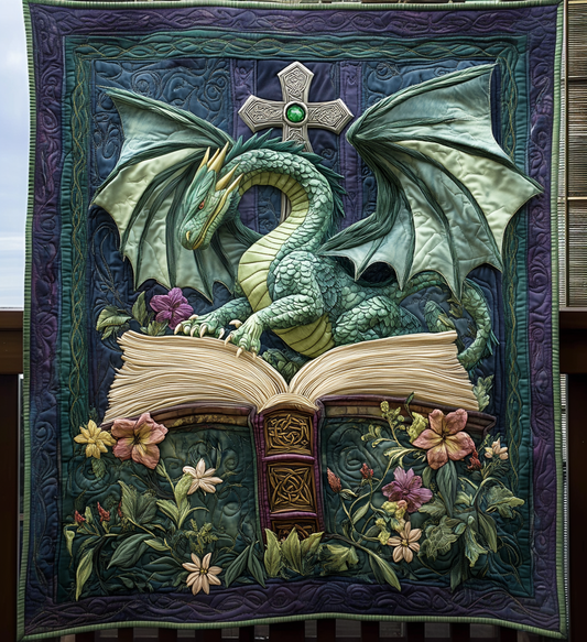 Enchanted Guardian Quilted Blanket