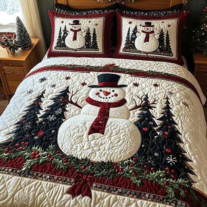 Enchanted Noel 3-Piece Quilted Bedding Set