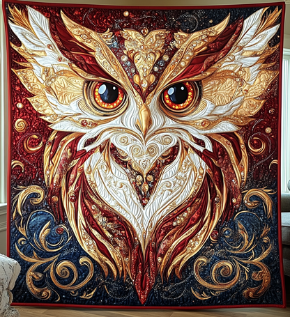 Enchanted Owl Quilted Blanket