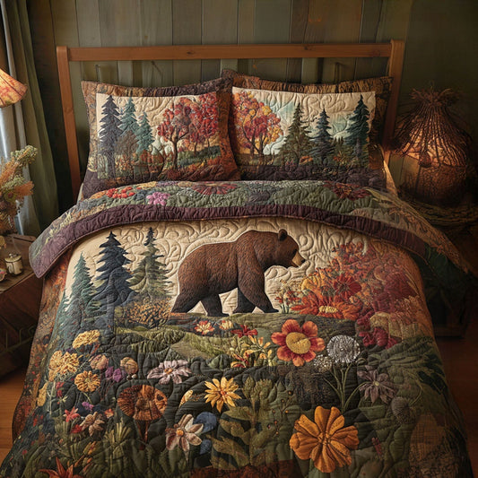 Enchanted Timber 3-Piece Quilted Bedding Set