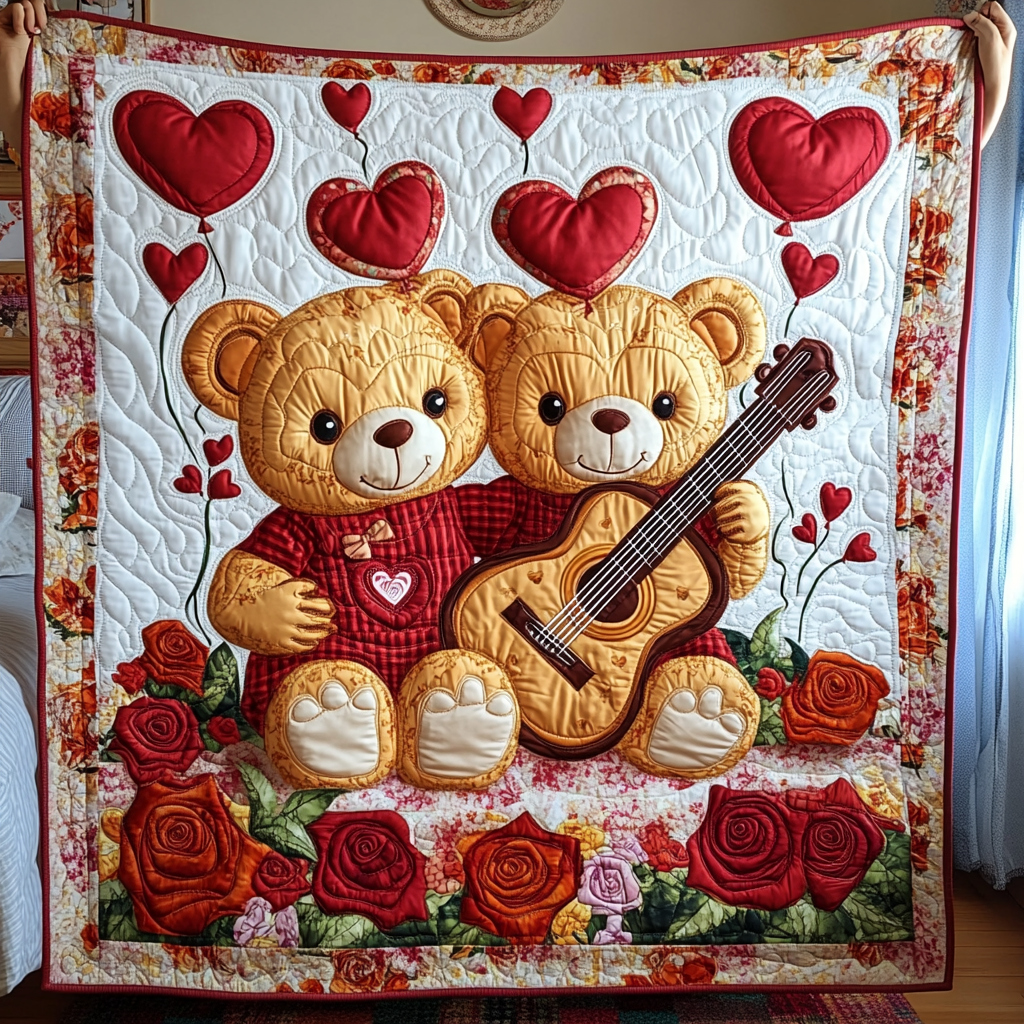 Endless Love Teddy Quilted Blanket