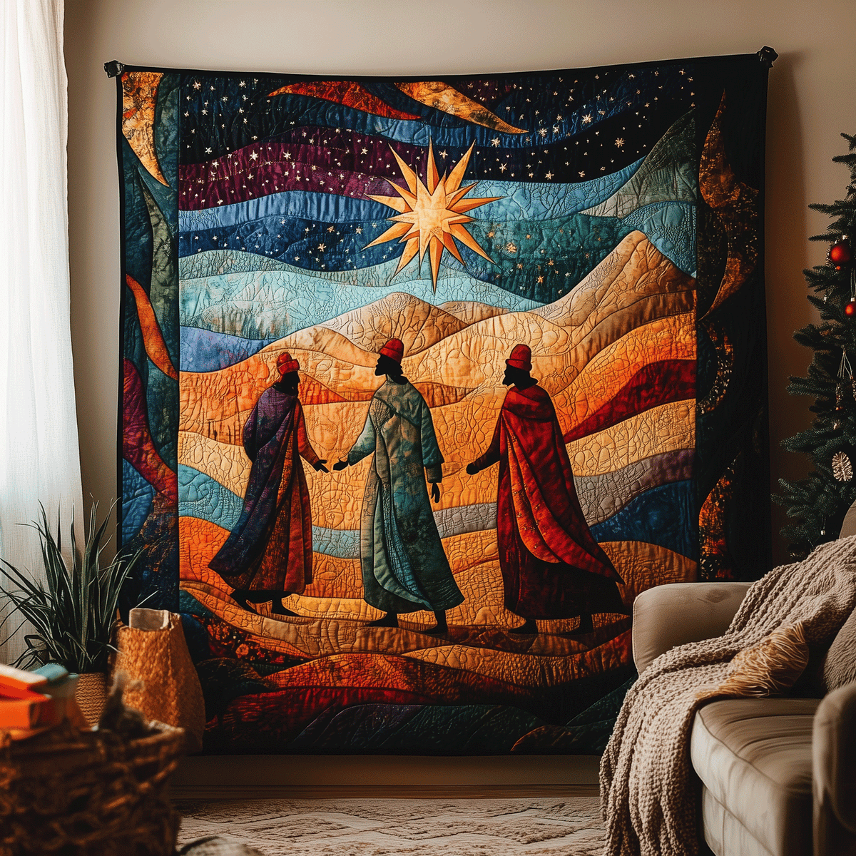 Epiphany Journey Quilted Blanket