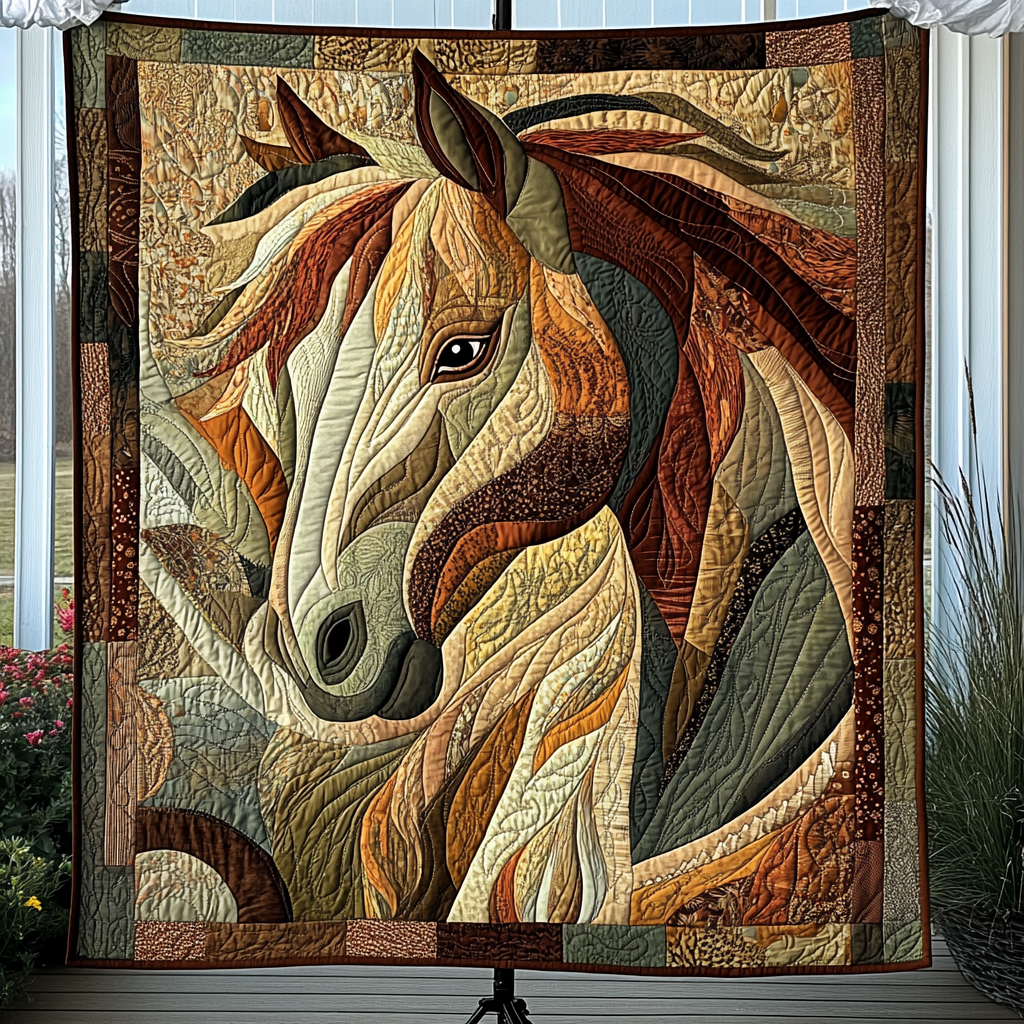Majestic Animal Quilted Blanket