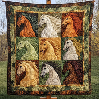 Equine Essence Quilted Blanket