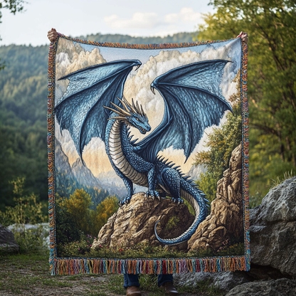 Eternal Flame Woven Throw Blanket