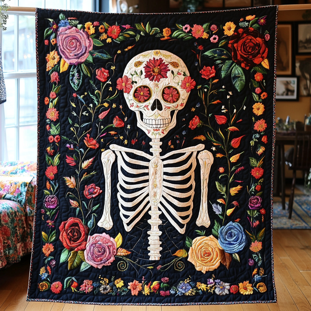 Eternal Life Quilted Blanket