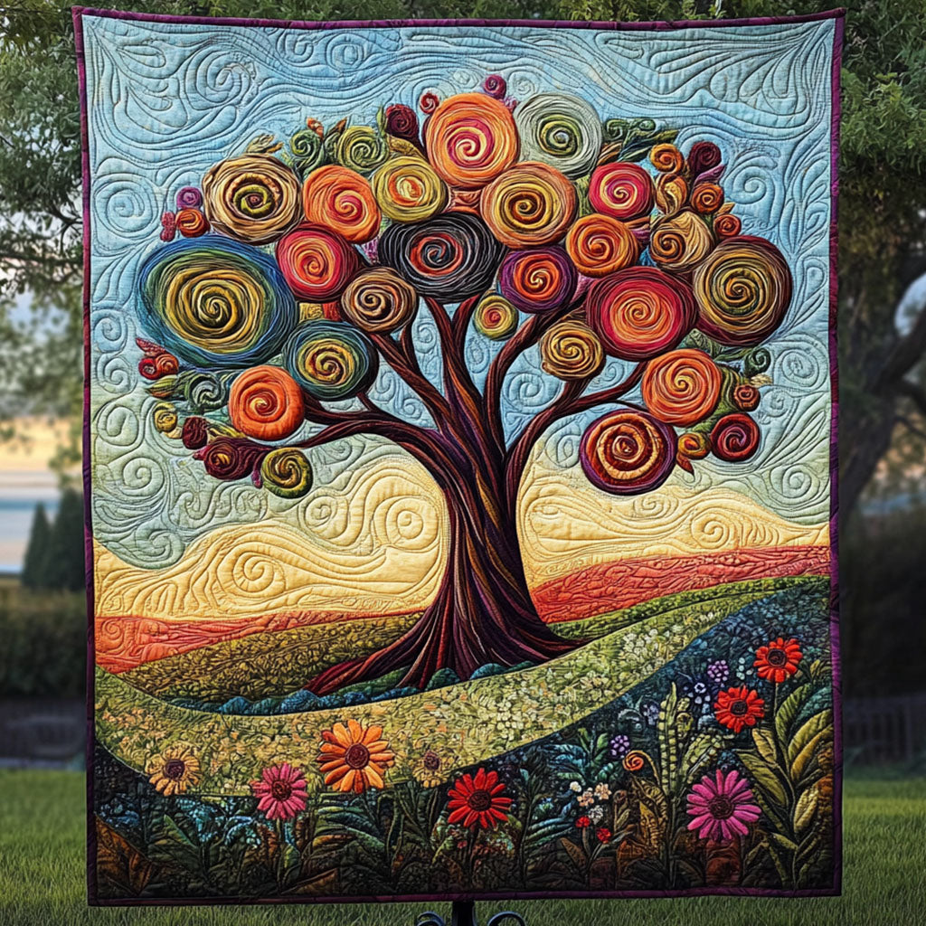 Eternal Canopy Quilted Blanket