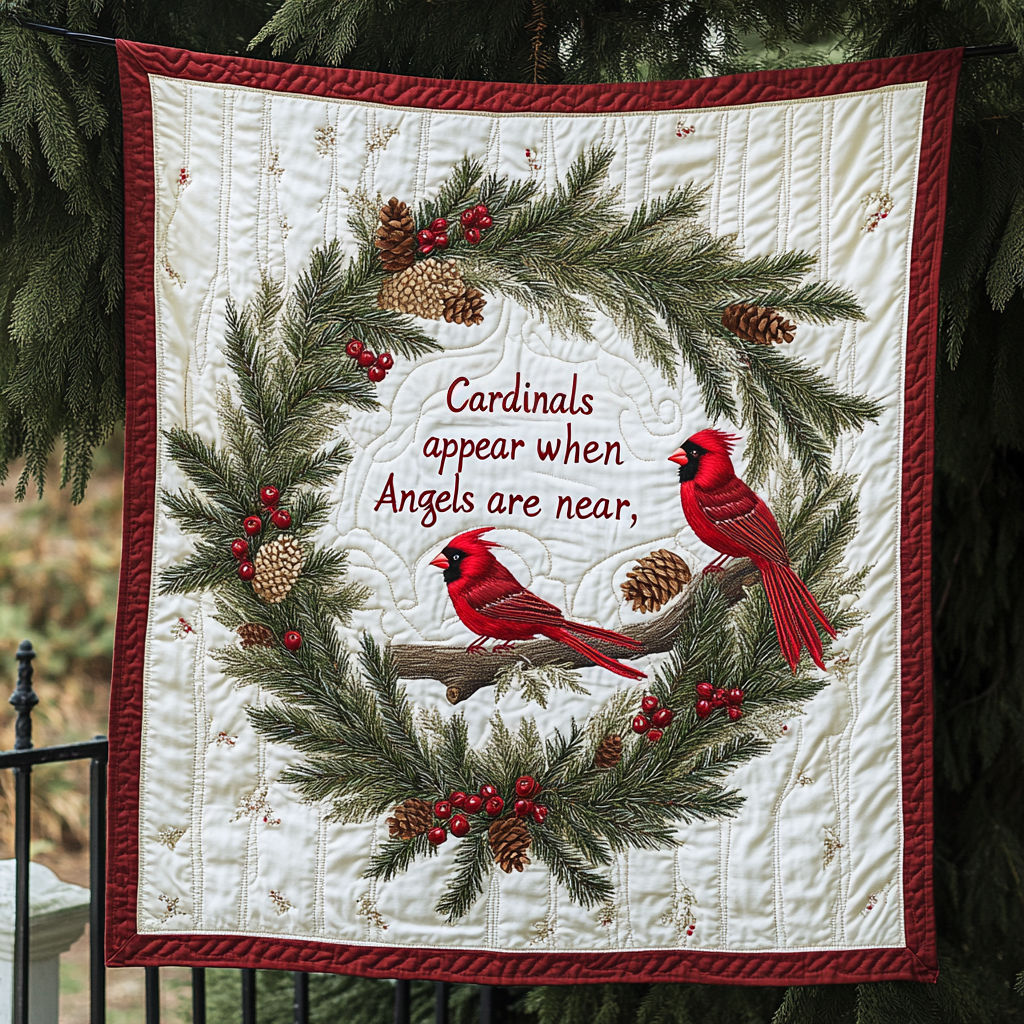 Eternal Ember Quilted Blanket