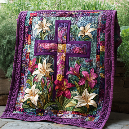 Eternal Grace Quilted Blanket