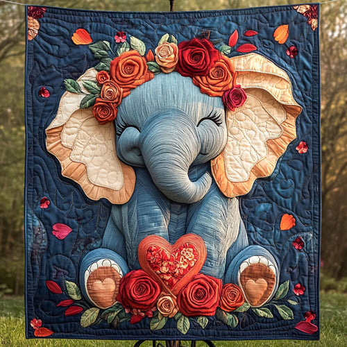 Eternal Love Quilted Blanket