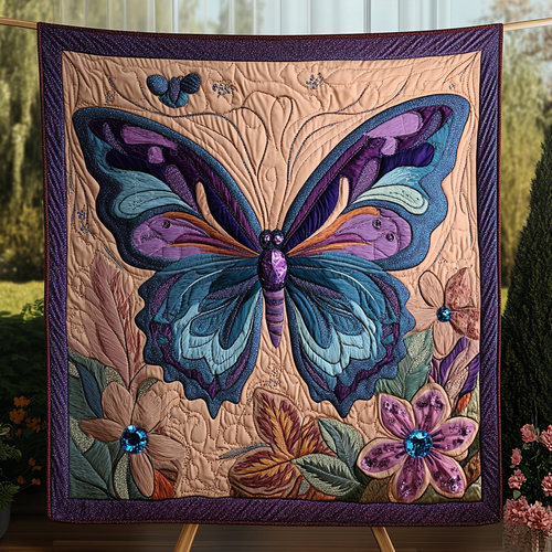 Eternal Wings Quilted Blanket