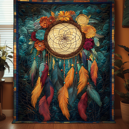 Ethereal Catcher Quilted Blanket