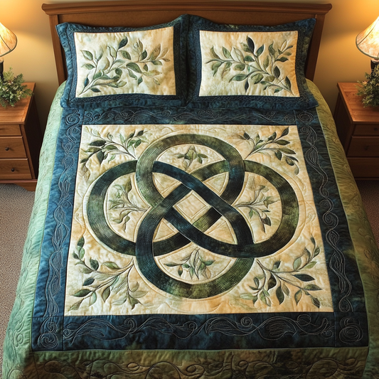 Ethereal Forest 3-Piece Quilted Bedding Set