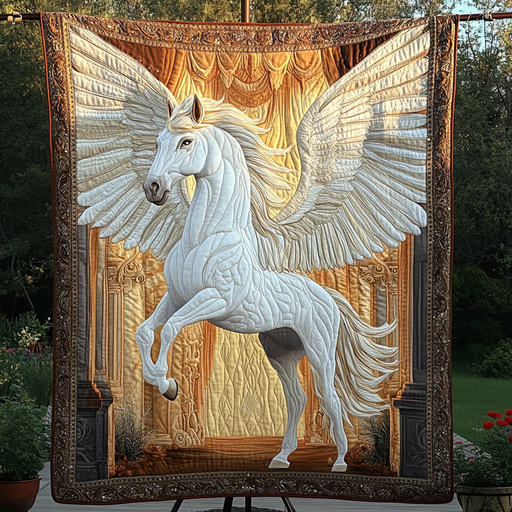 Ethereal Pegasus Quilted Blanket