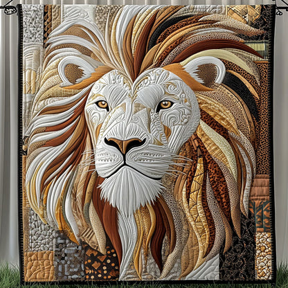 Ethereal Roar Quilted Blanket