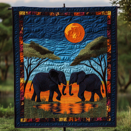 Evening Embrace Quilted Blanket