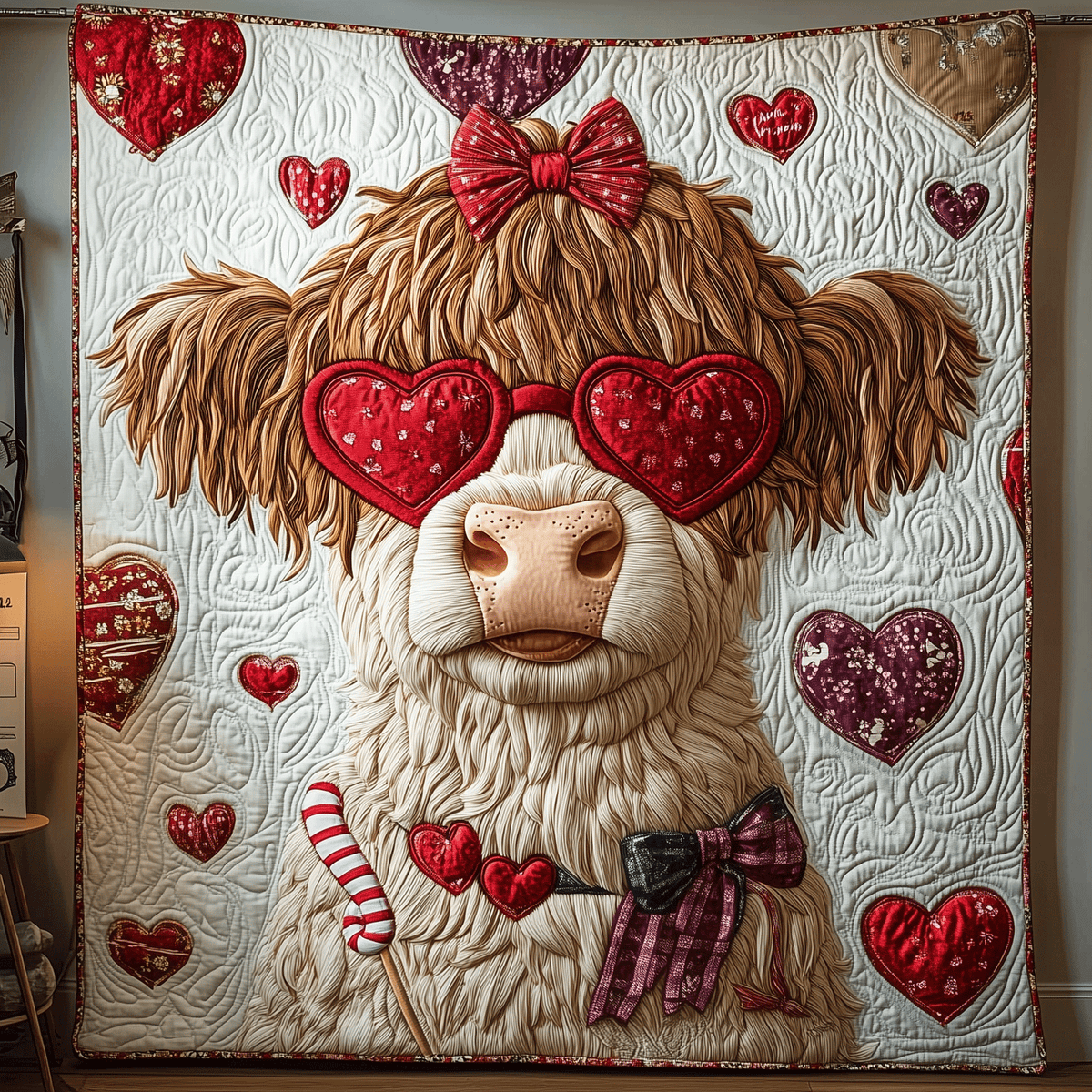 Fairy Cow Quilted Blanket