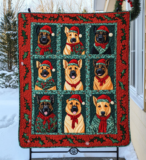Faithful Guardian Quilted Blanket