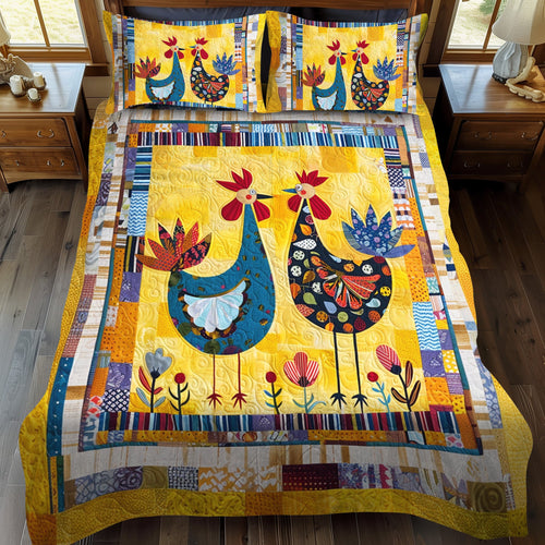 Farmhouse Bestie 3-Piece Quilted Bedding Set