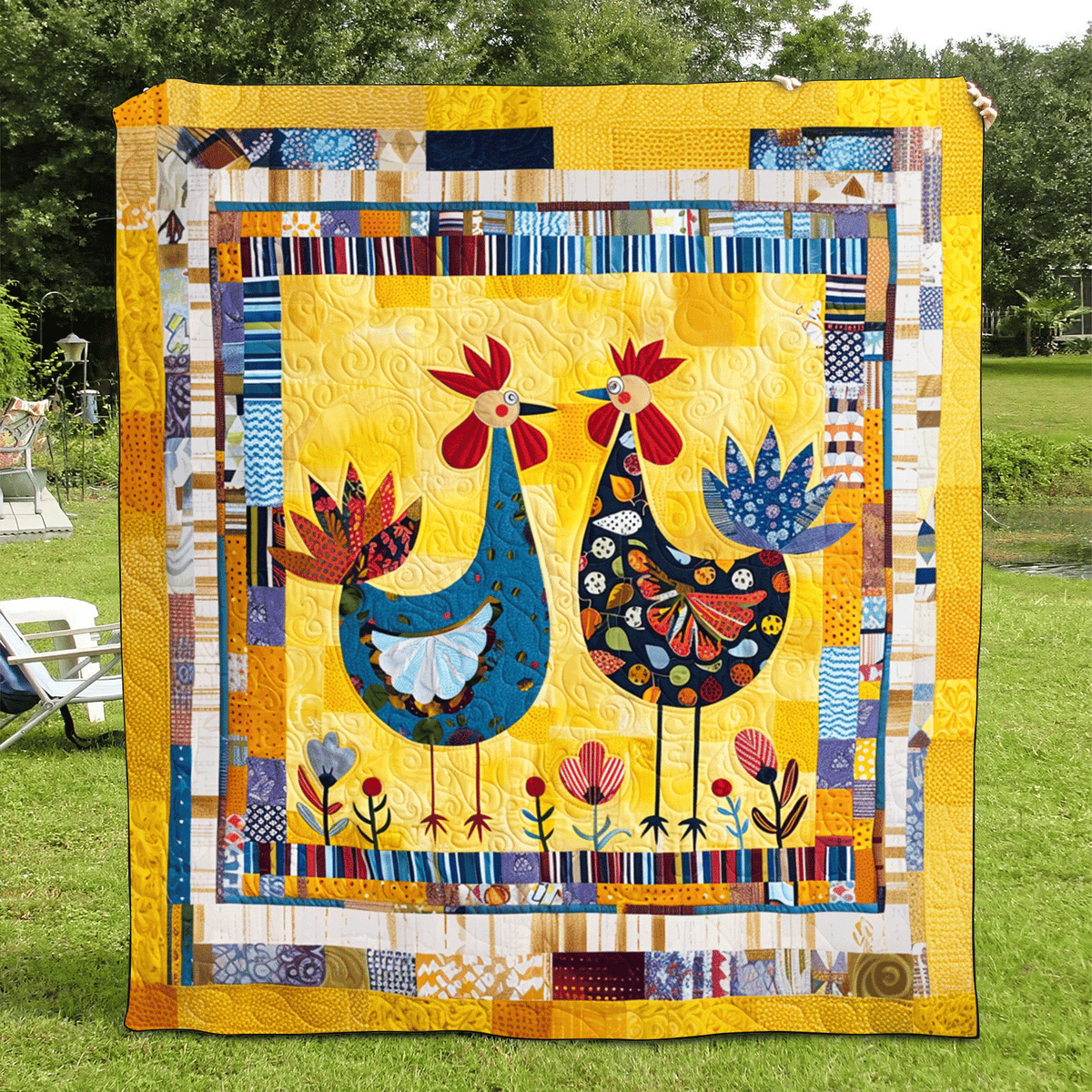 Farmhouse Bestie Quilted Blanket