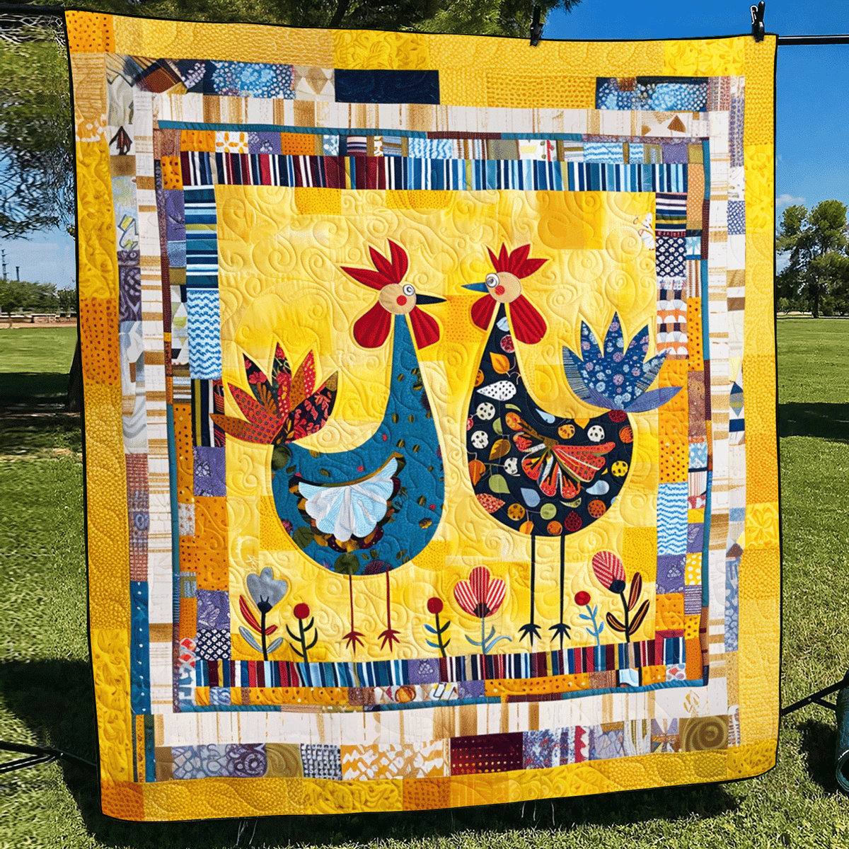Farmhouse Bestie Quilted Blanket