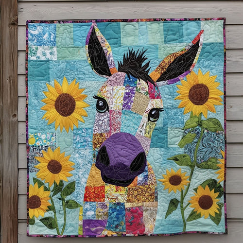 Farmyard Charm Quilted Blanket