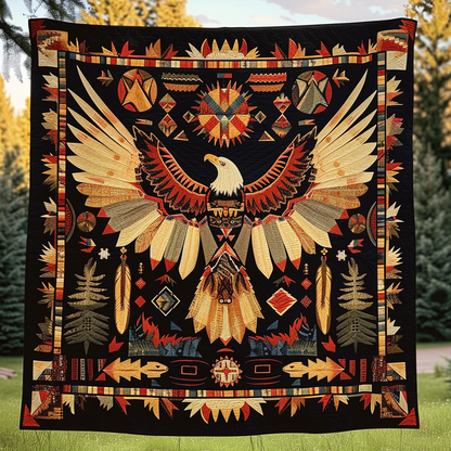 Feather Heritage Quilted Blanket