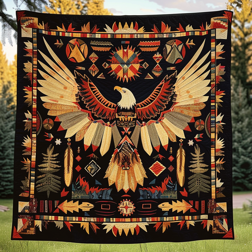 Feather Heritage Quilted Blanket
