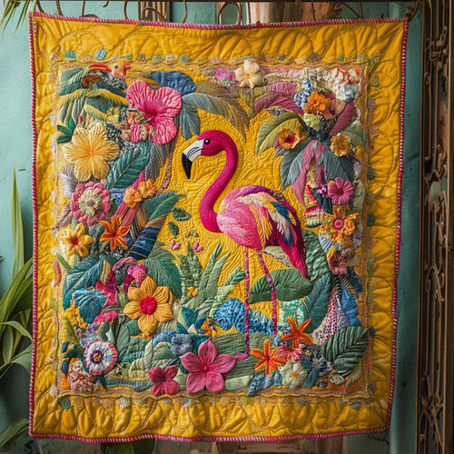 Feathered Charm Quilted Blanket