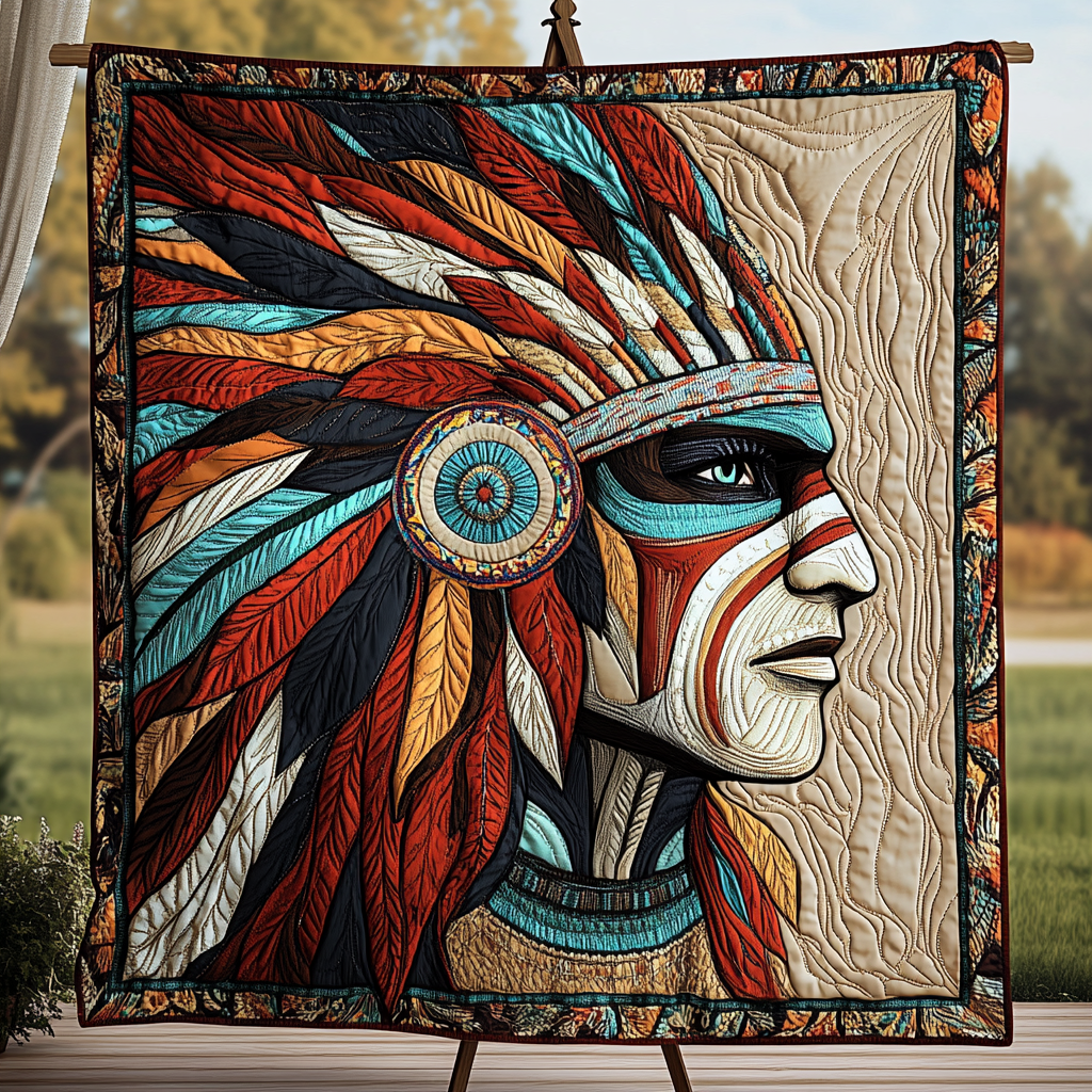 Feathered Legacy Quilted Blanket