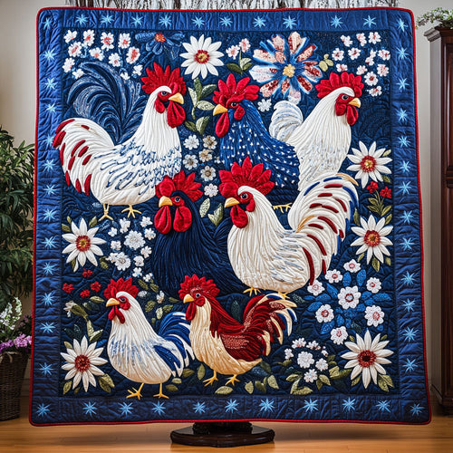 Feathered Pride Quilted Blanket