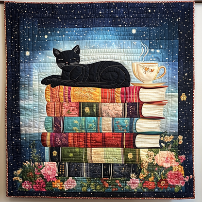 Feline Tranquility Quilted Blanket