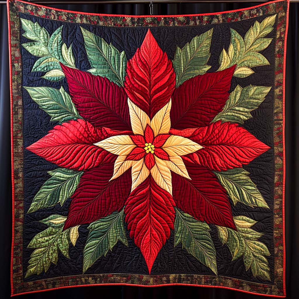 Festive Flair Quilted Blanket