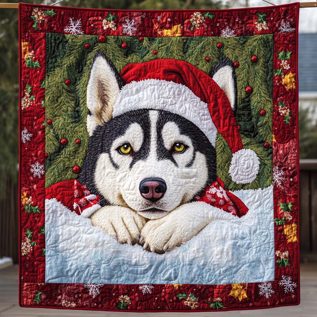 Festive Gaze Quilted Blanket