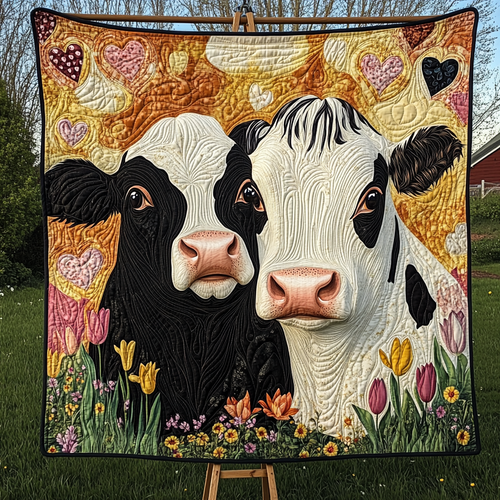 Field Friends Quilted Blanket