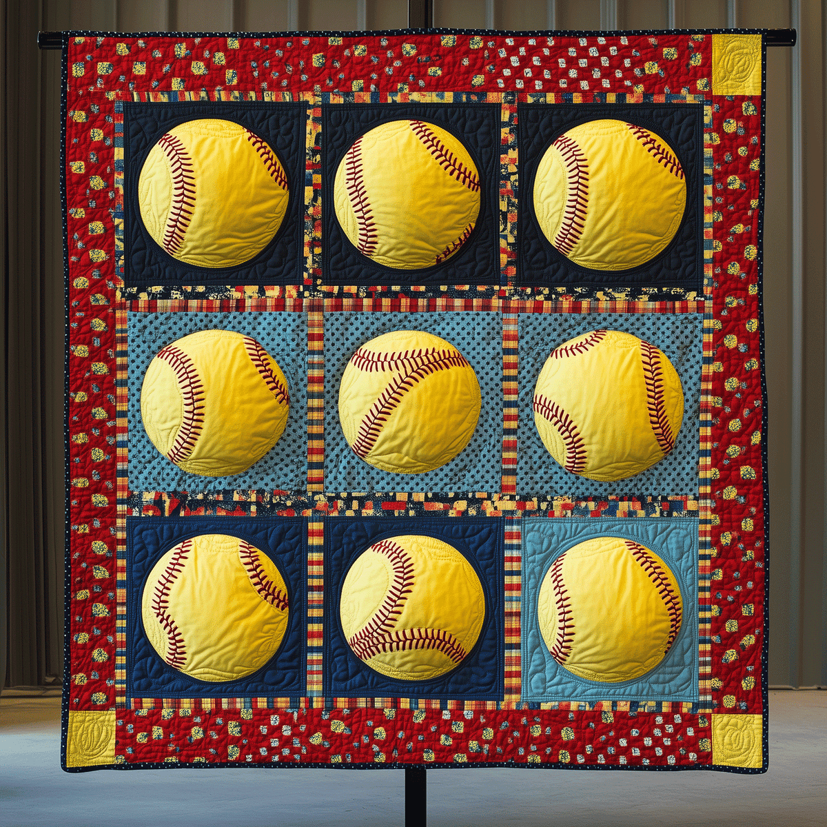 Field of Dreams Quilted Blanket
