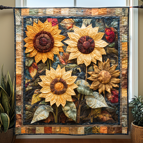 Field of Joy Quilted Blanket