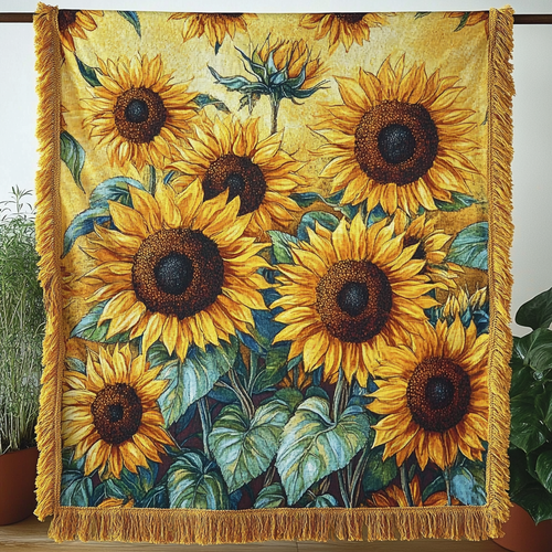 Field of Joy Woven Throw Blanket