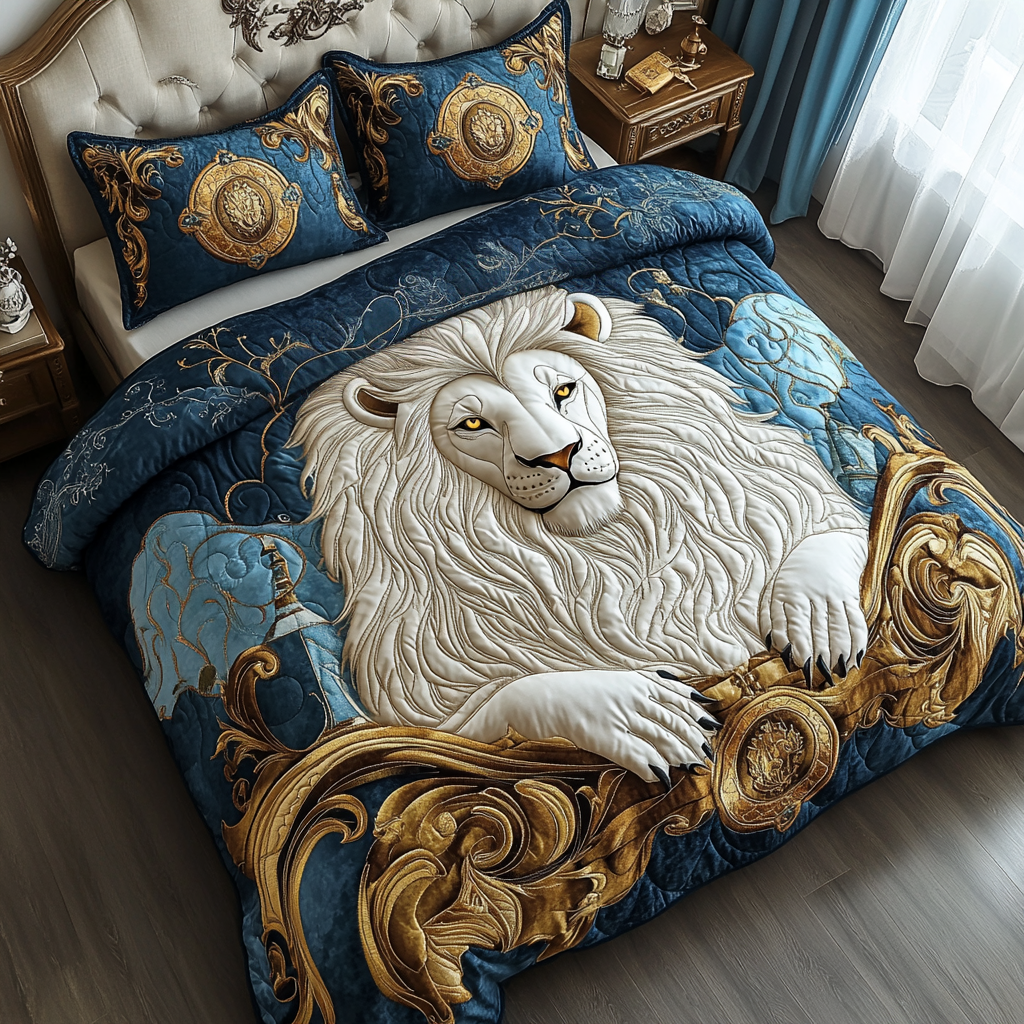 Fierce Guardian 3-Piece Quilted Bedding Set