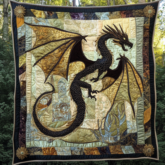 Fire Fury Quilted Blanket