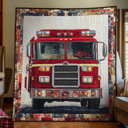 Firefighter Valor Quilted Blanket