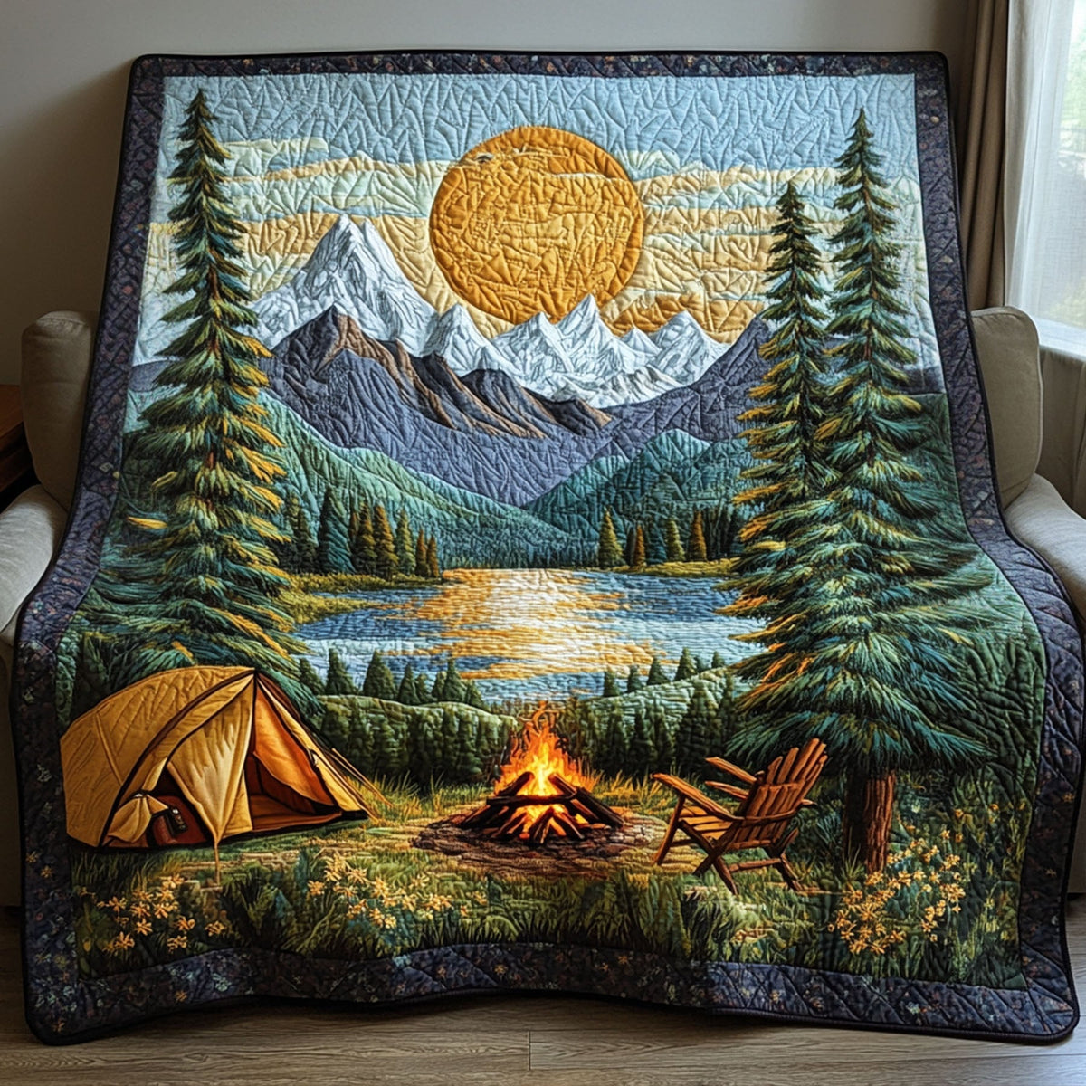 Fireside Comfort Quilted Blanket